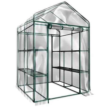 Home-Complete Home-Complete HC-4202 Walk-in Greenhouse Indoor Outdoor with 8 Sturdy Shelves HC-4202